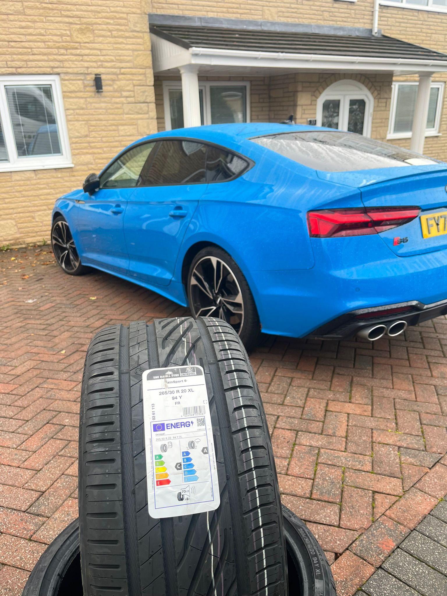 Blue Audi S5 - Premium Tyre Fitting